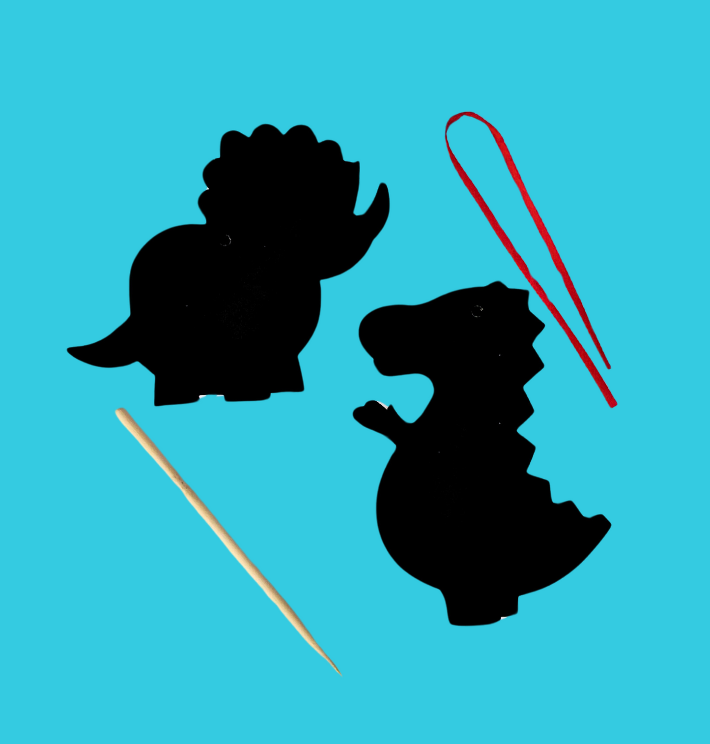 Scratch Card-Dinosaur Bookmark