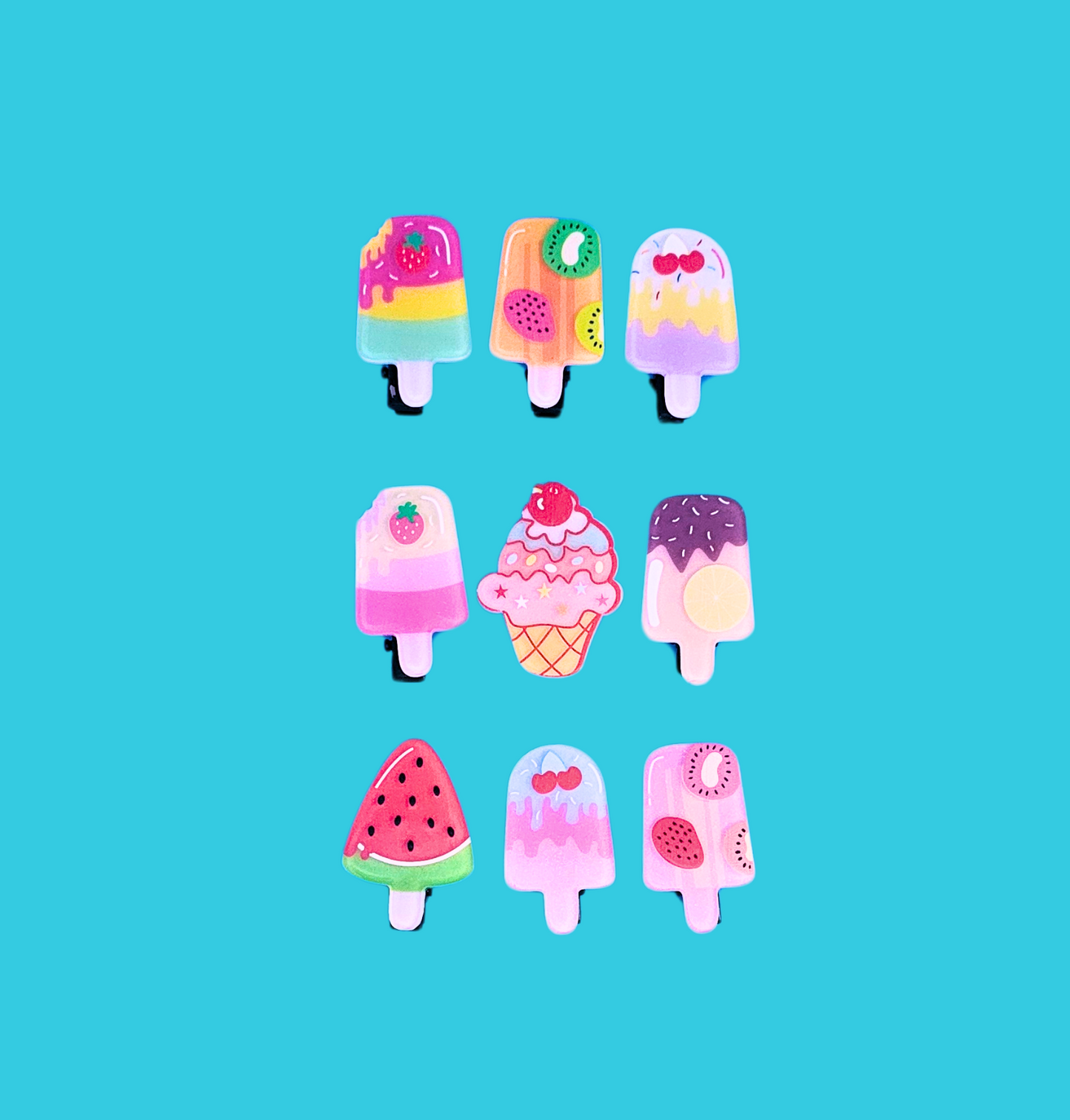 Ice Cream Hair Clip (Set of 2)