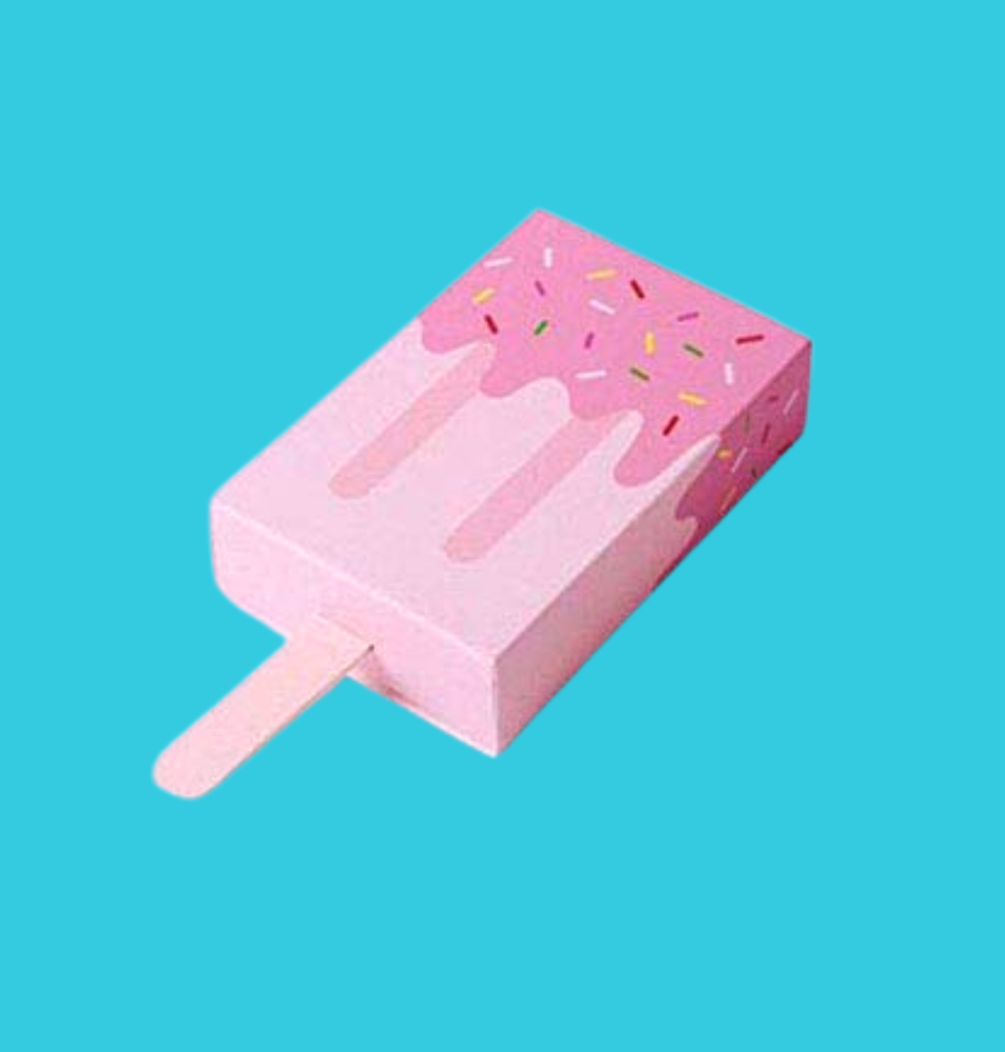 Ice Cream Candy Favour Box (Set of 4)