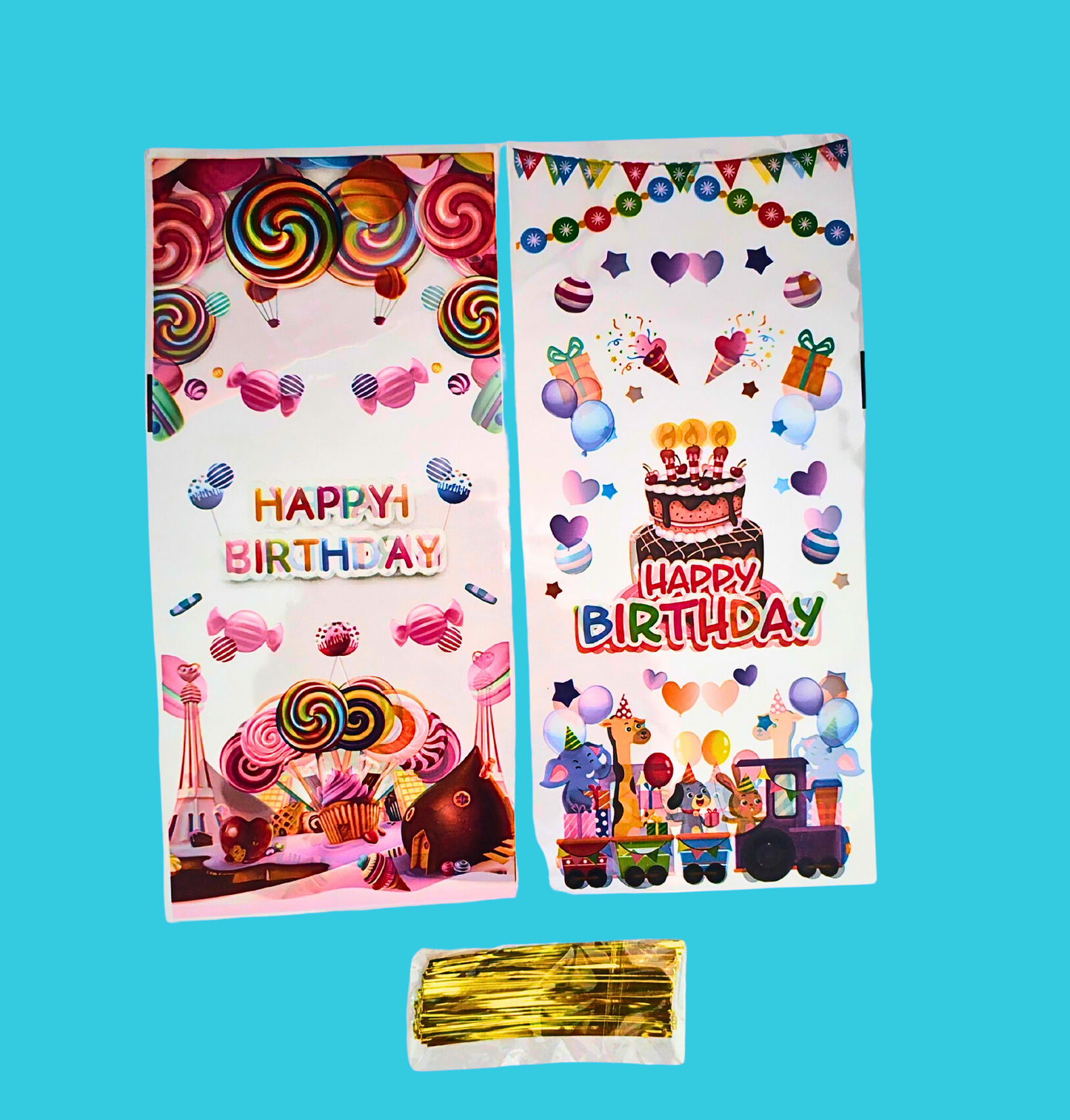 Party Bag-Happy Birthday (Set of 4)