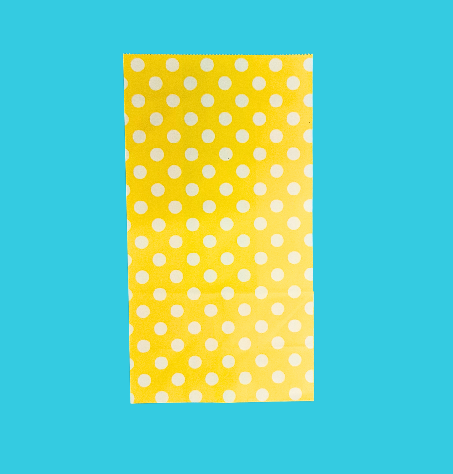 Paper Bags-Polka Dot-Green/Orange