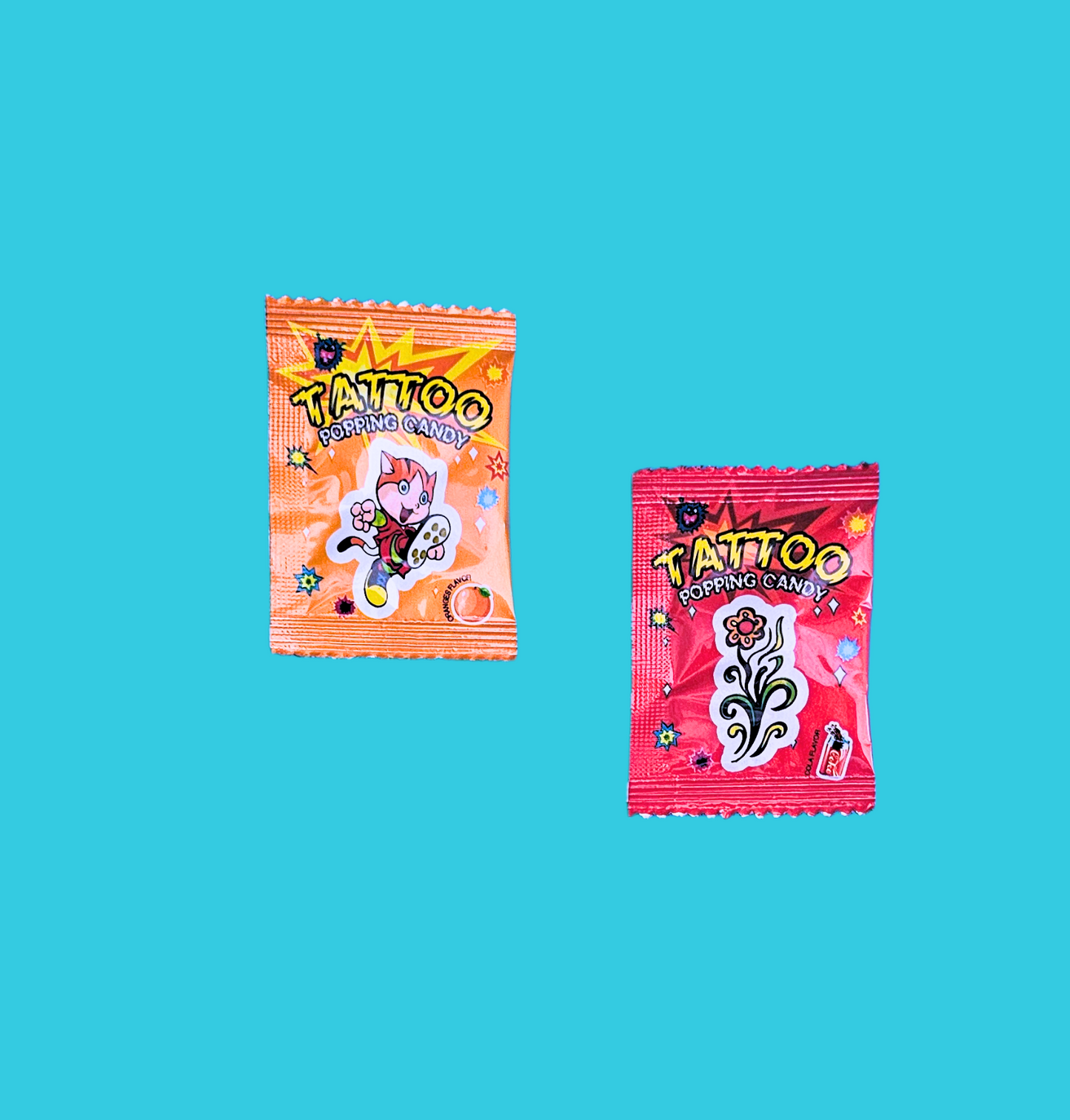 Popping Candy With Tattoo