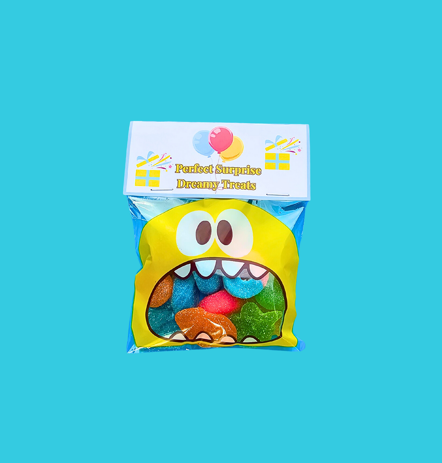 Pre-Packed Monster Face Candy Packet