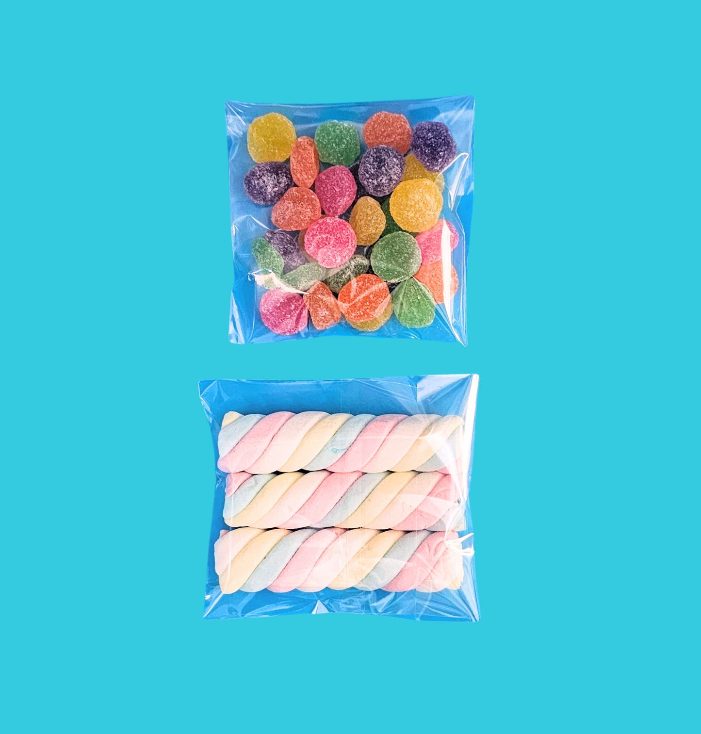 Pre-Packed Tropical Jellies & Marshmallows