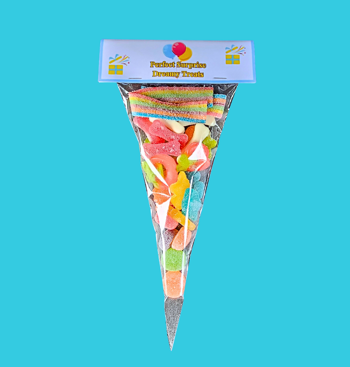Pre-Packed Cone Candy Packet
