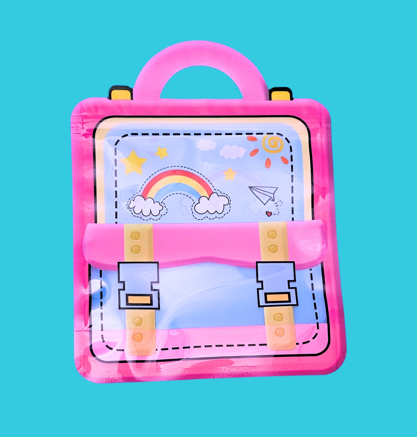 Party Bag-Rainbow-Pink (Set of 5)