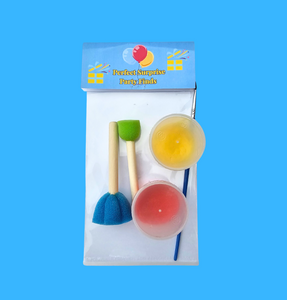 Pre-Packed Sponge Brush And Paint Set