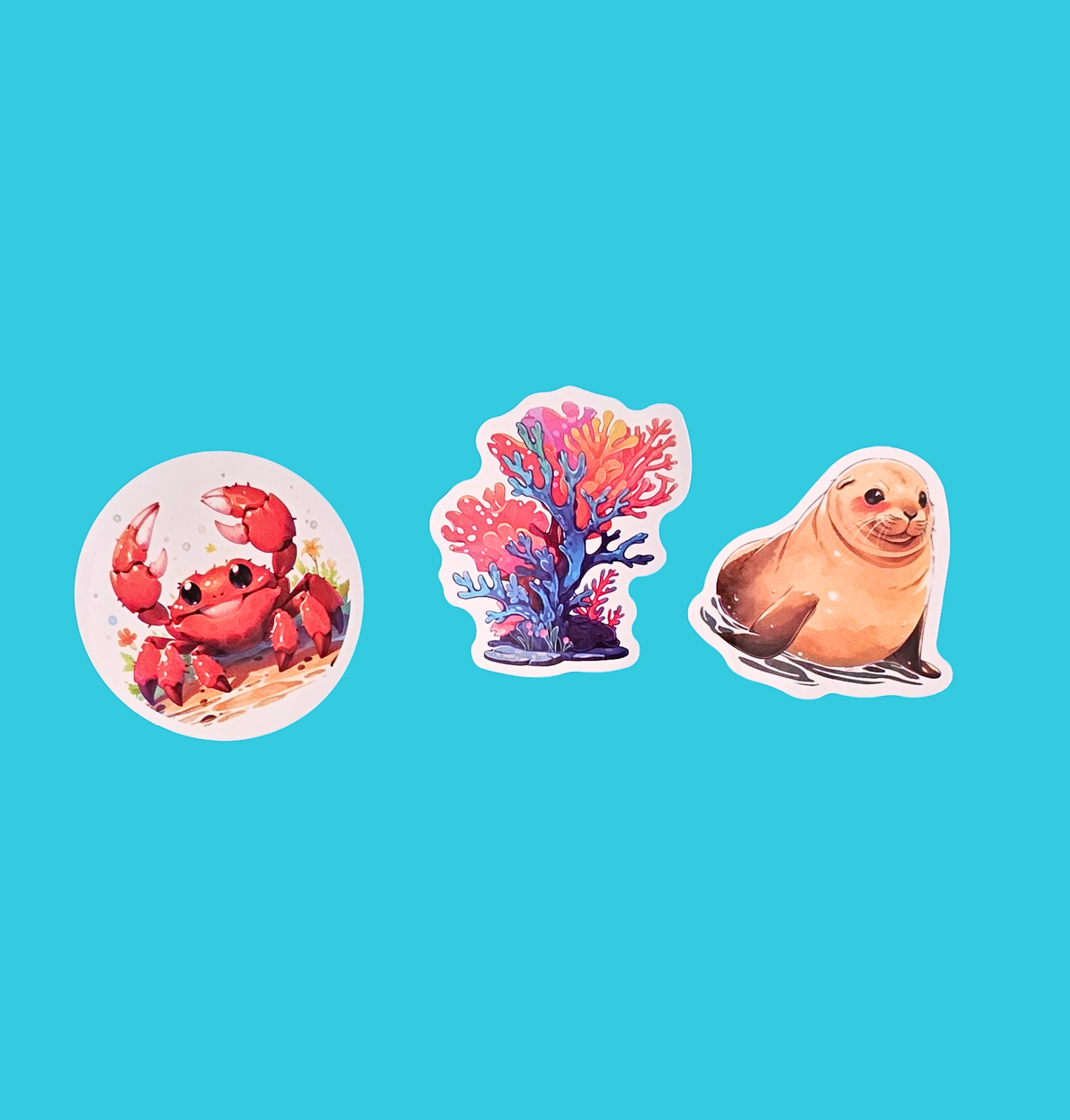 Pre-Packed Water World Sticker Set